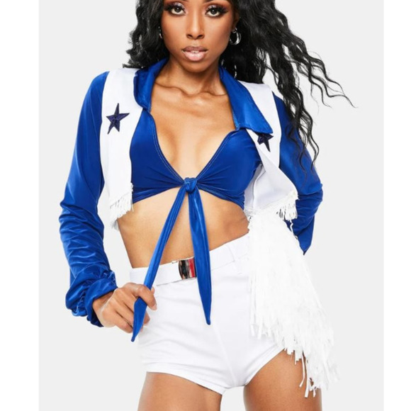 NEW Dallas Cowboy Cheerleader Costume Size Medium - Picture 1 of 9